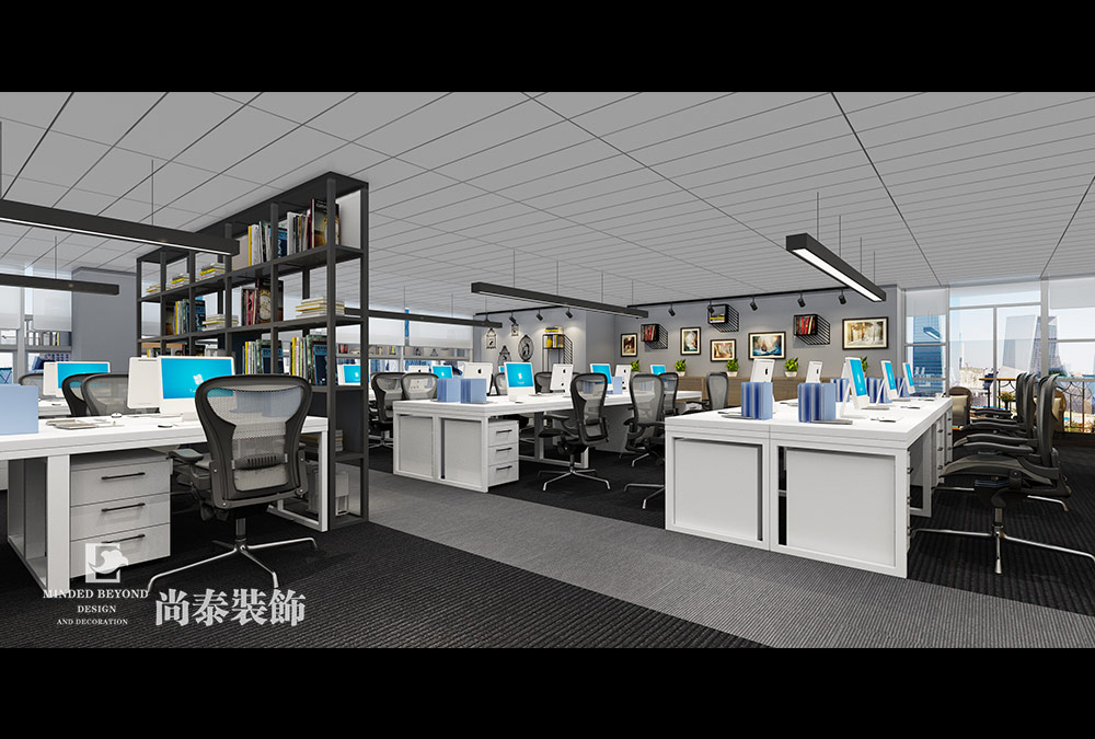 深圳南山區(qū)軟件園動畫公司辦公室裝修設(shè)計(jì) 