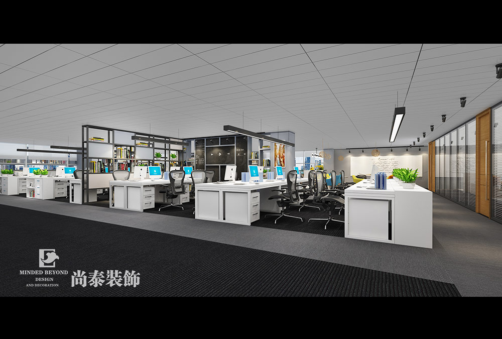 深圳南山區(qū)軟件園動畫公司辦公室裝修設(shè)計(jì) 