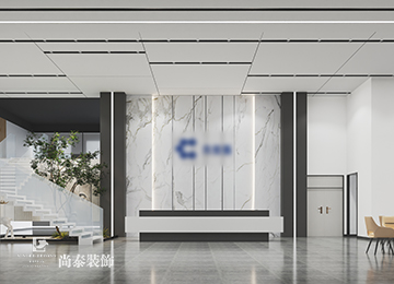 廠(chǎng)房辦公室設(shè)計(jì)：深圳龍崗2000平米新材料公司辦公樓裝修設(shè)計(jì)案例