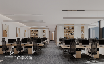 簡(jiǎn)約凈界，高效辦公——尚泰裝飾辦公室裝修方案